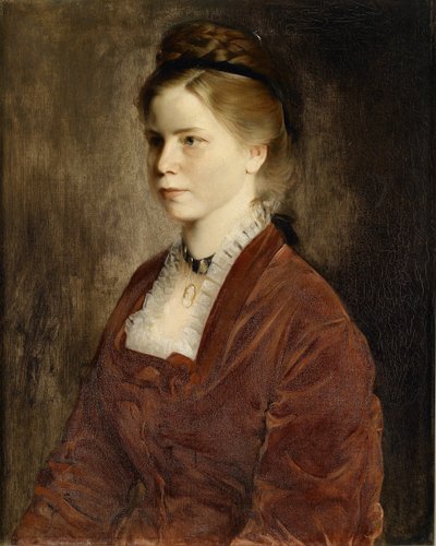 Portrait of Emma Wickerhauser by Unbekannt Unbekannt